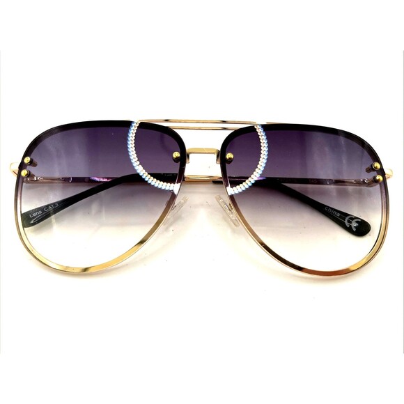 vivienfang Sunglasses 87247E Designer Fashion Gold 145 main image 6